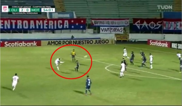VIDEO: Deiby Flores se luce con un golazo contra Motagua en la Liga Concacaf