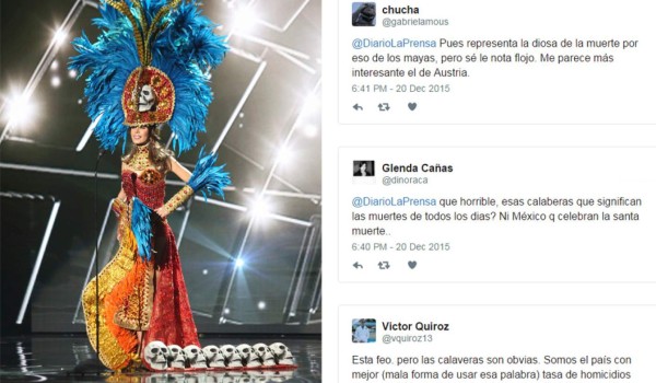 Lluvia de críticas por traje típico de Honduras en Miss Universo