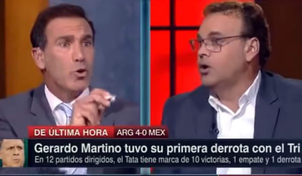 Faitelson llama 'ebrio' a compañero en programa en vivo y todo se descontrola