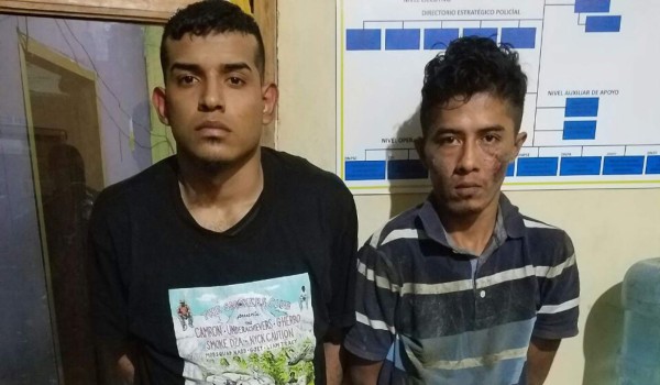 Los detienen con tres armas, droga y municiones en Choloma