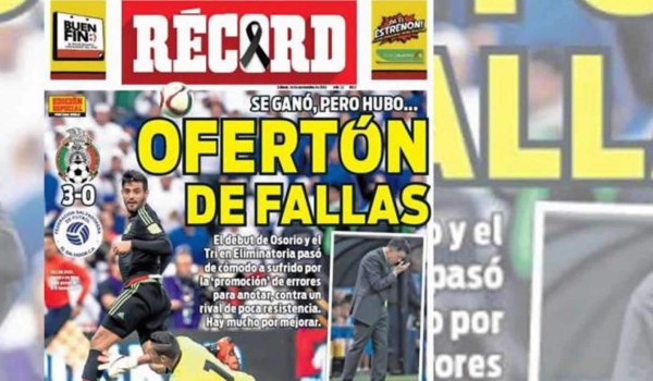 Lo que dicen los diarios tras el inicio de eliminatorias en Concacaf