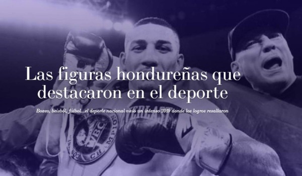 Las figuras hondureñas que destacaron en el deporte