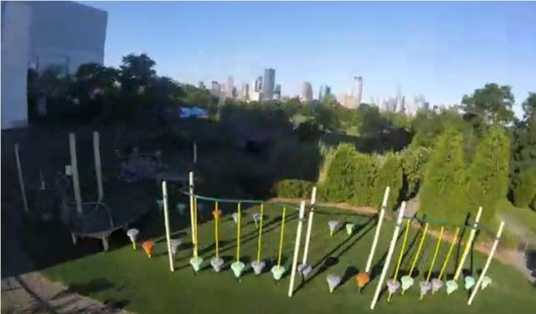 El campeonato de carreras de drones en NY