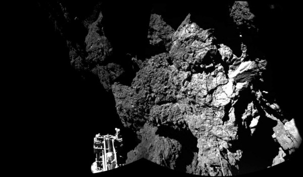 Philae se toma un descanso en el cometa por falta de batería
