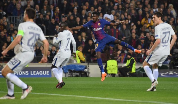 Video: Así fue el primer gol de Dembélé con la camiseta del Barcelona