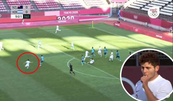 ¡Tremendo disparo! El golazo de Nueva Zelanda que sorprendió a Honduras en los Juegos Olímpicos