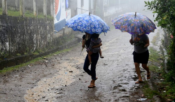 Las lluvias y el frío seguirán hoy en el Valle de Sula