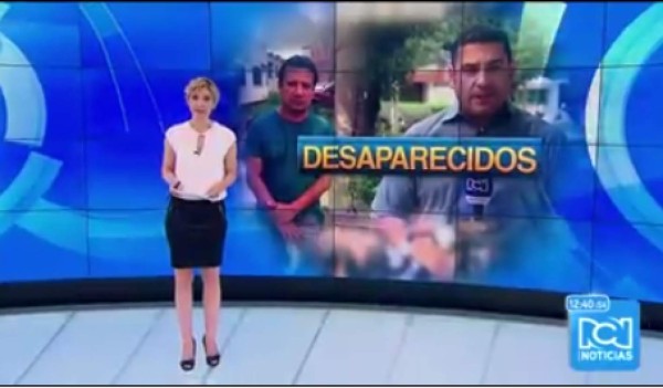 Canal RCN denuncia posible secuestro de dos de sus periodistas  