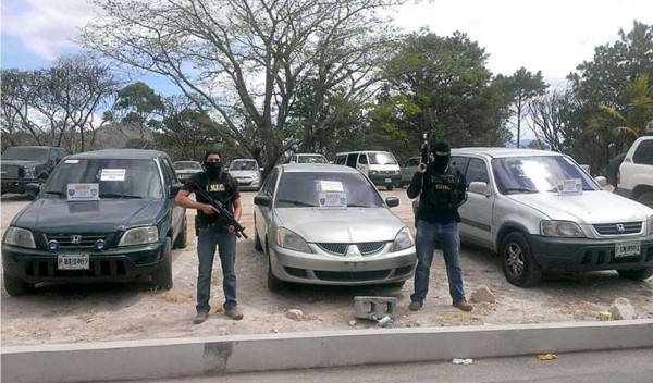 Autoridades recuperan tres vehículos robados en Tegucigalpa