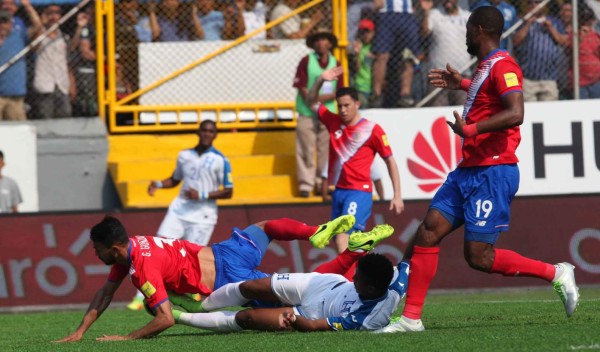 Selección de Honduras empató 1-1 ante Costa Rica