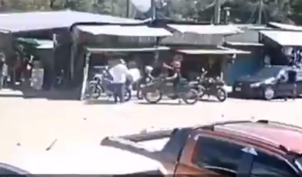 Video de sicario cuando le dispara a comerciante en Catacamas, Olancho