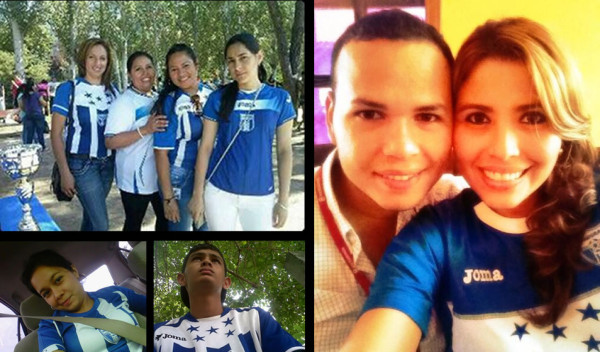 Hondureños se ponen la camiseta de la Selección