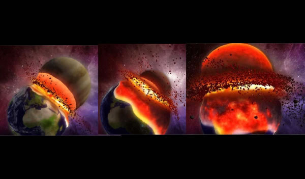 La Tierra chocaría con Marte en 5 mil millones de años