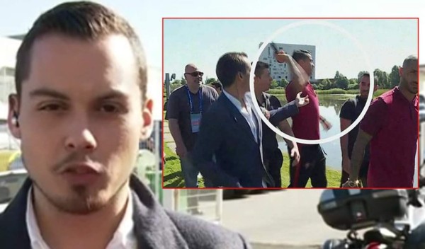 Periodista al que CR7 lanzó el micrófono habla sobre el incidente