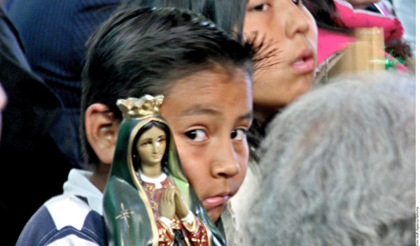 Listos para celebrar a la Virgen de Guadalupe