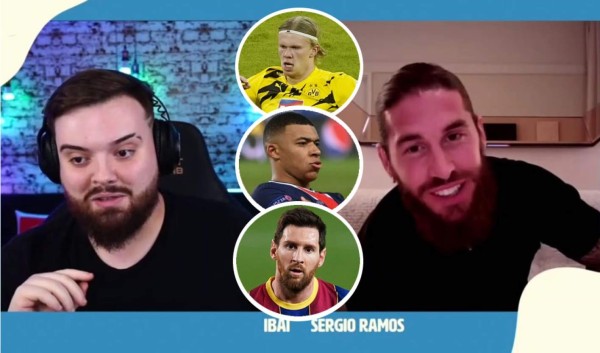 Las confesiones de Sergio Ramos a Ibai Llanos: Haaland o Mbappé, feliz por eliminación del Barça y ¿Messi al Real Madrid?