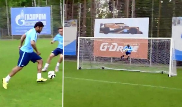 VIDEO: Gol de Hulk hace volar a portero