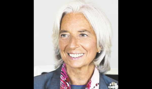 Christine Lagarde quiere a más mujeres en la cima