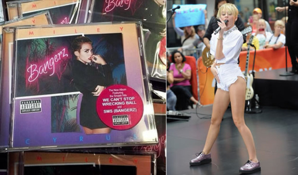 Miley Cyrus podría batir récords de venta con el lanzamiento de 'Bangerz”