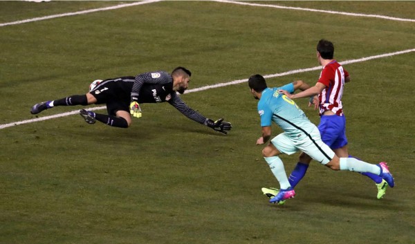 VIDEO: El golazo de Luis Suárez para abrir las semifinales de Copa del Rey