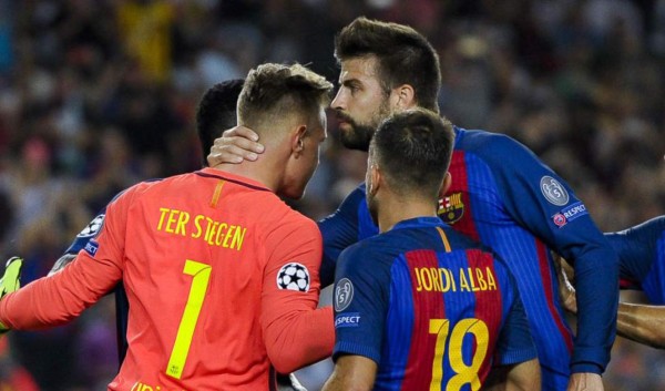 Piqué a Ter Stegen: 'Sé tu mismo siempre, eres mi hombre'