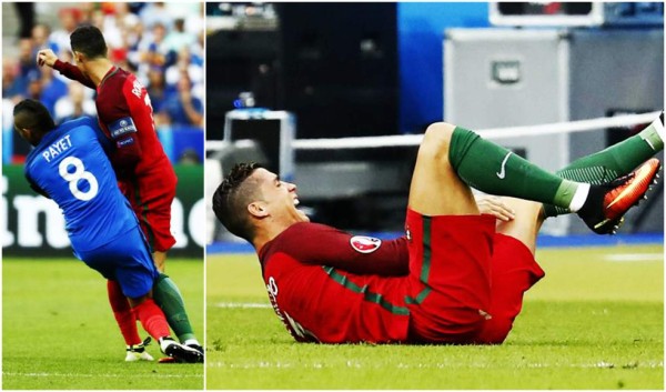 Cristiano Ronaldo se marchó entre lágrimas en la final de la Euro