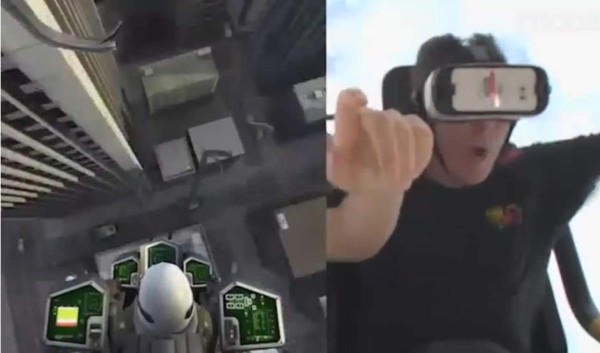 La primera montaña rusa con realidad virtual de EUA