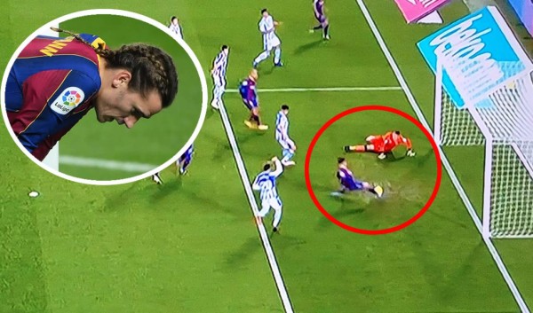 ¡Griezmann protagoniza el fallo del año! Así fue el gol que se comió ante Real Sociedad