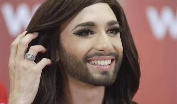 La barba es la seña de identidad de Conchita Wurtz