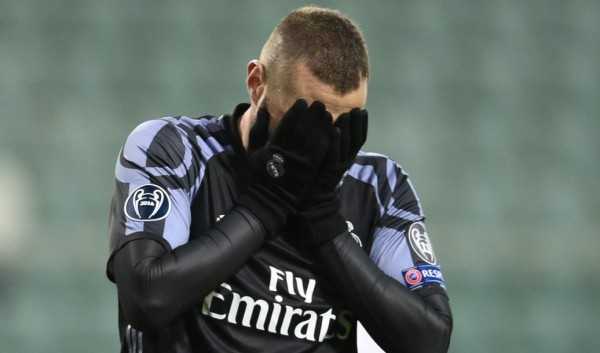 Benzema se pierde juego del Real Madrid ante Leganés