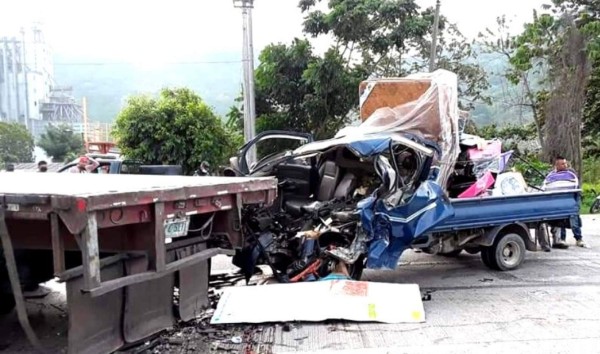 Trágico accidente de tránsito deja un muerto y dos heridos en Choloma