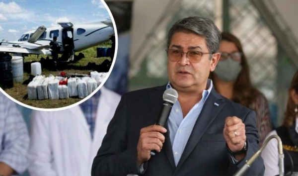 'Avionetas con drogas aterrizaban como moscas en Honduras': JOH