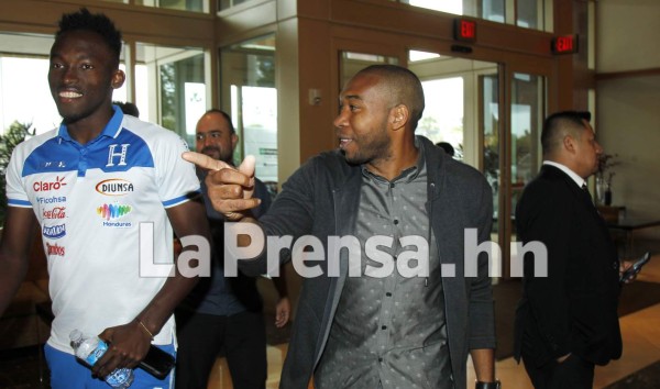 Wilson Palacios sorprende en la concentración de Honduras