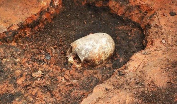 Hallan en Rusia esqueleto del siglo II con cráneo 'alienígena'