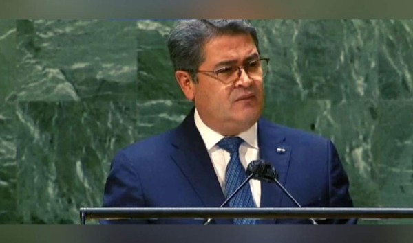 'Conmigo todo se les acabó a los narcos': JOH ante Asamblea de la ONU