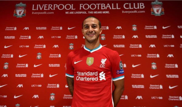 Liverpool hace oficial el fichaje de Thiago Alcántara