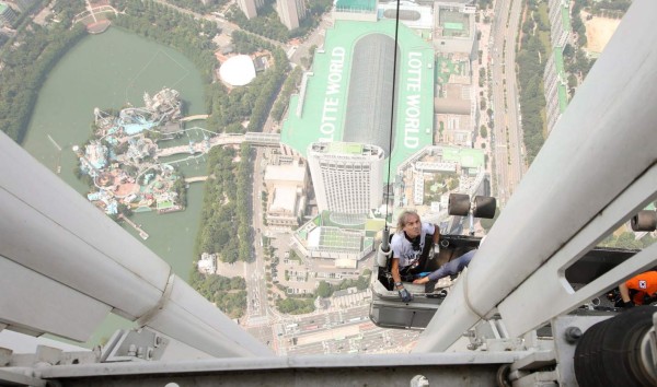 'Spiderman Francés' es detenido en la Lotte World Tower