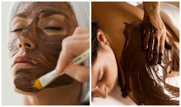 Mascarilla para hidratar la piel a base de chocolate