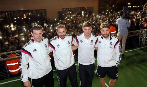 El Real Madrid desata la locura en Marrakech