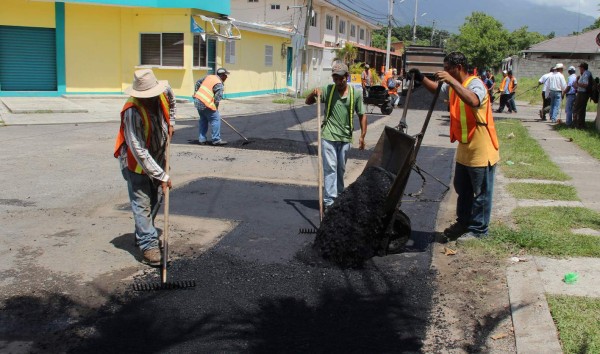 El 90% de las vías pavimentadas de San Pedro Sula están reparadas