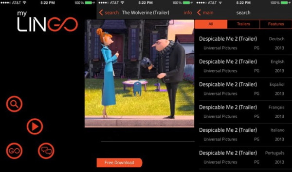 Nueva aplicación myLingo dobla al español las películas de Hollywood&nbsp;&nbsp;