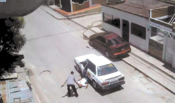 Video: Así asesinaron a un taxista en la capital de Honduras