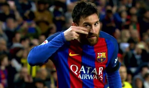 Messi dedica su primer gol al Sevilla a la lucha contra el cáncer infantil