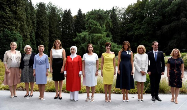 Las consortes de los líderes de la OTAN celebran su 'cumbre' en un chalé de Waterloo