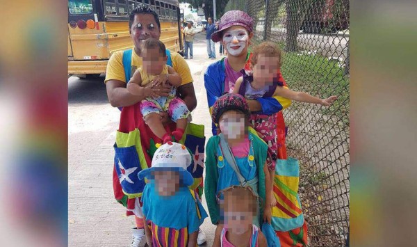 En prisión padres de niños payasitos que pedían en los buses