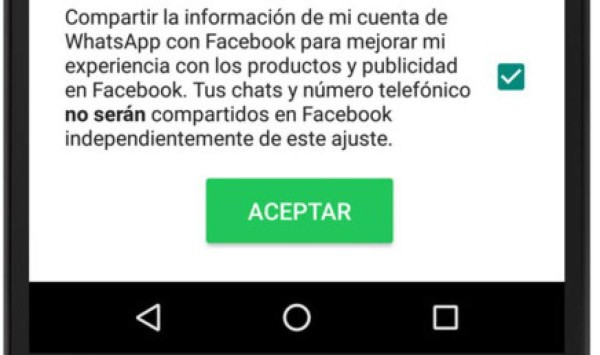 WhatsApp obliga a aceptar nuevas políticas de privacidad