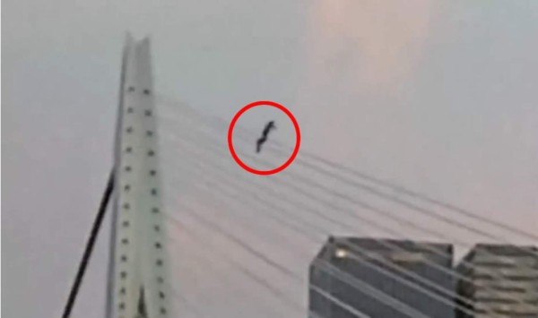 Escapa a la muerte luego de que un truco le saliera mal