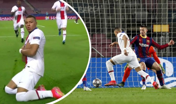 VIDEO: Mbappé hace acto de presencia en el Camp Nou con un golazo ante el Barça