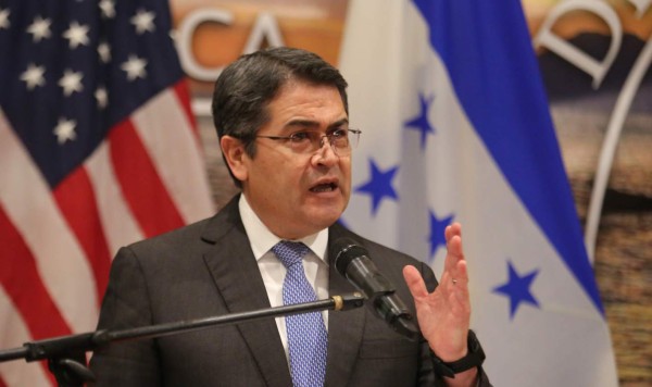 Juan Orlando Hernández agradece apoyo de EEUU