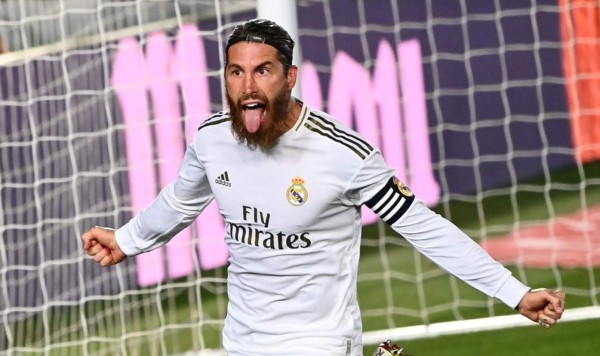 Real Madrid venció al Getafe con gol de Sergio Ramos y se acerca al título de la Liga de España